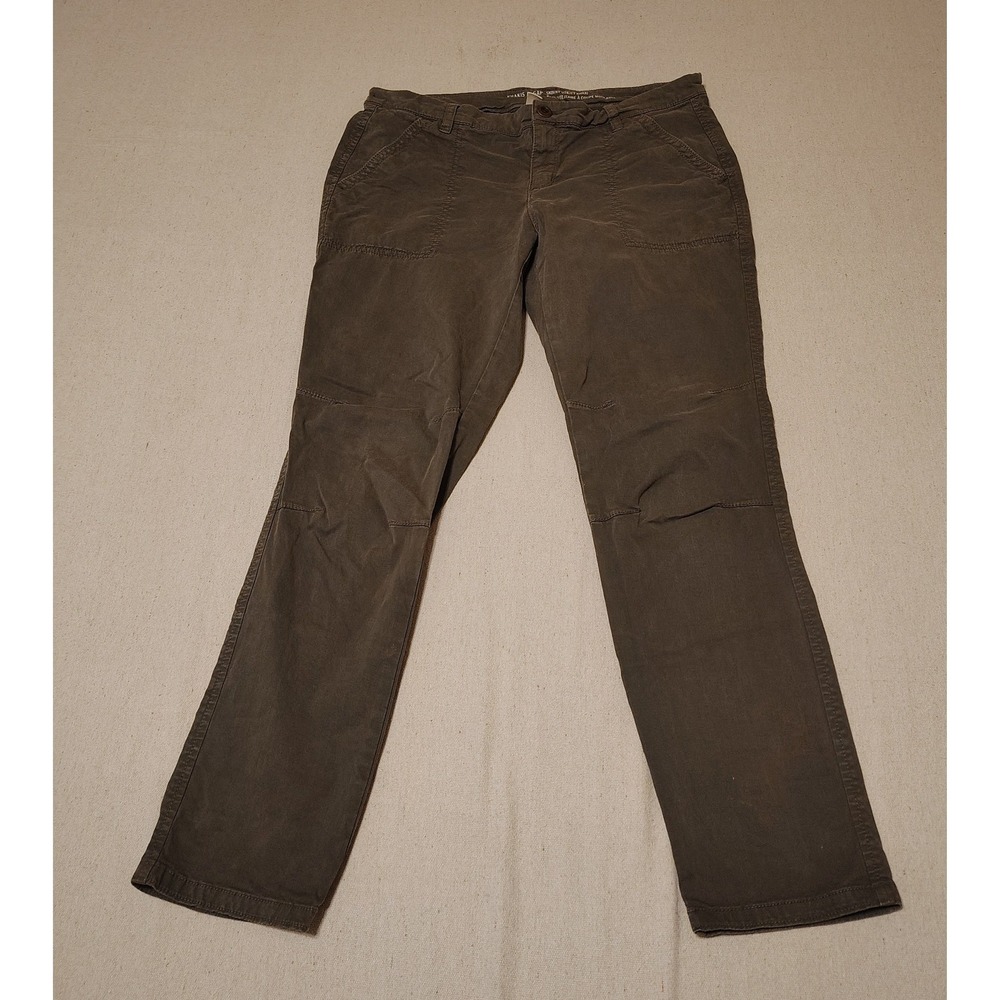 Gap Khakis Skinny Utility Pants Womens 8R Olive Green Fatigue Low Rise Slim Fit